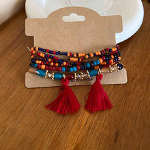 Load image into Gallery viewer, Tassel Rice Bead Bracelet