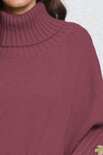 Load image into Gallery viewer, Turtleneck Long Sleeve Sweater