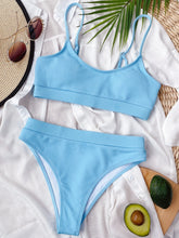 Load image into Gallery viewer, Scoop Neck Spaghetti Strap Two-Piece Swim Set