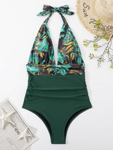 Load image into Gallery viewer, Halter Neck One-Piece Swimwear