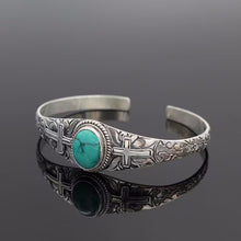 Load image into Gallery viewer, Turquoise Open Bracelet