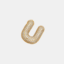 Load image into Gallery viewer, Gold-Plated Inlaid Zircon Letter Necklace