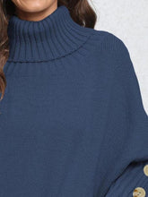 Load image into Gallery viewer, Turtleneck Long Sleeve Sweater