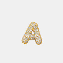 Load image into Gallery viewer, Gold-Plated Inlaid Zircon Letter Necklace