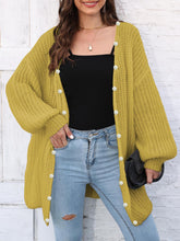 Load image into Gallery viewer, Open Front Long Sleeve Cardigan