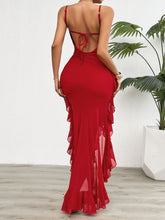 Load image into Gallery viewer, Devine Backless Ruffled Scoop Neck Cami Dress