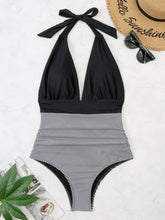 Load image into Gallery viewer, Halter Neck One-Piece Swimwear