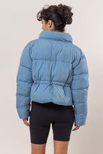 Load image into Gallery viewer, HYFVE Quilted Back Drawstring Puffer Jacket