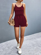 Load image into Gallery viewer, Scoop Neck Romper with Pockets