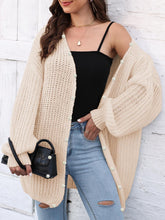 Load image into Gallery viewer, Open Front Long Sleeve Cardigan