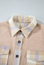 Load image into Gallery viewer, Slit Plaid Button Down Long Sleeve Coat