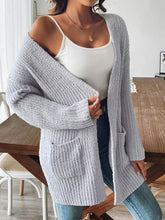 Load image into Gallery viewer, Open Front Long Sleeve Cardigan