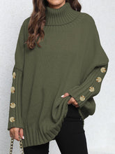 Load image into Gallery viewer, Turtleneck Long Sleeve Sweater