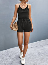 Load image into Gallery viewer, Scoop Neck Romper with Pockets