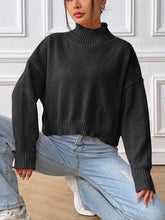 Load image into Gallery viewer, Turtleneck Long Sleeve Sweater