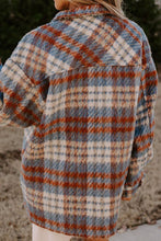 Load image into Gallery viewer, Plaid Button Up Long Sleeve Jacket