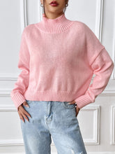 Load image into Gallery viewer, Turtleneck Long Sleeve Sweater