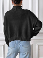 Load image into Gallery viewer, Turtleneck Long Sleeve Sweater