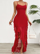 Load image into Gallery viewer, Devine Backless Ruffled Scoop Neck Cami Dress