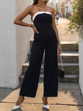 Load image into Gallery viewer, Tube Sleeveless Wide Leg Jumpsuit