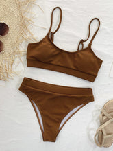 Load image into Gallery viewer, Scoop Neck Spaghetti Strap Two-Piece Swim Set