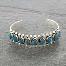 Load image into Gallery viewer, Turquoise Open Bracelet