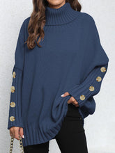 Load image into Gallery viewer, Turtleneck Long Sleeve Sweater