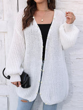 Load image into Gallery viewer, Open Front Long Sleeve Cardigan