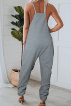 Load image into Gallery viewer, Pocketed V-Neck Spaghetti Strap Jumpsuit