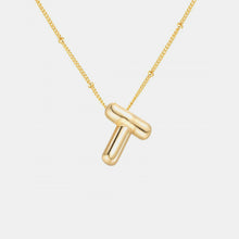 Load image into Gallery viewer, Gold-Plated Letter Pendant Necklace