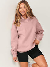 Load image into Gallery viewer, Dropped Shoulder Long Sleeve Hoodie