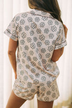 Load image into Gallery viewer, Flower Printed Top and Shorts Lounge Set