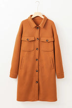 Load image into Gallery viewer, Textured Button Down Collared Neck Coat