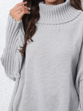 Load image into Gallery viewer, Turtleneck Long Sleeve Sweater