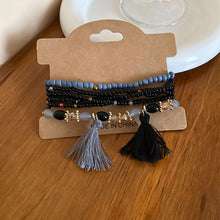 Load image into Gallery viewer, Tassel Rice Bead Bracelet