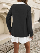 Load image into Gallery viewer, Devine Ruffle Hem Long Sleeve Mini Dress