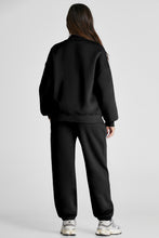 Load image into Gallery viewer, Quarter Zip Long Sleeve Top and Pants Set