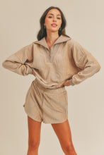 Load image into Gallery viewer, MABLE Corduroy Half Zip Top and Shorts Set