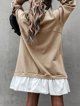 Load image into Gallery viewer, Devine Ruffle Hem Long Sleeve Mini Dress