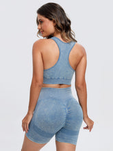 Load image into Gallery viewer, Scoop Neck Wide Strap Top and Shorts Active Set