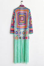 Load image into Gallery viewer, Fringe Tied Long Sleeve Cardigan