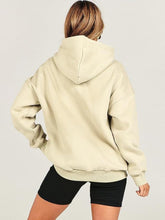 Load image into Gallery viewer, Dropped Shoulder Long Sleeve Hoodie