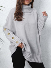 Load image into Gallery viewer, Turtleneck Long Sleeve Sweater