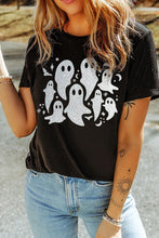 Load image into Gallery viewer, Full Size Ghost Round Neck Short Sleeve T-Shirt