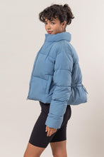 Load image into Gallery viewer, HYFVE Quilted Back Drawstring Puffer Jacket