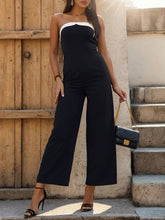 Load image into Gallery viewer, Tube Sleeveless Wide Leg Jumpsuit