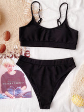 Load image into Gallery viewer, Scoop Neck Spaghetti Strap Two-Piece Swim Set