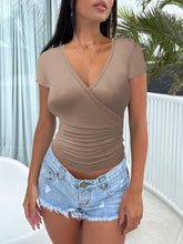 Load image into Gallery viewer, Devine Surplice Short Sleeve T-Shirt