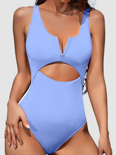 Load image into Gallery viewer, Cutout Notched Wide Strap One-Piece Swimwear