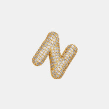 Load image into Gallery viewer, Gold-Plated Inlaid Zircon Letter Necklace